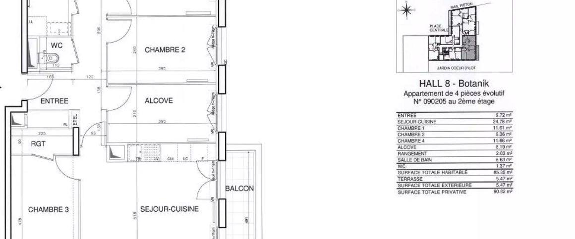 location Appartement T4 DE 85.6m² À BOBIGNY - Photo 1