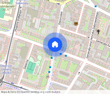 Mieszkanie na wynajem 43m2 przy Dworcu Głównym PKP - Zdjęcie 1