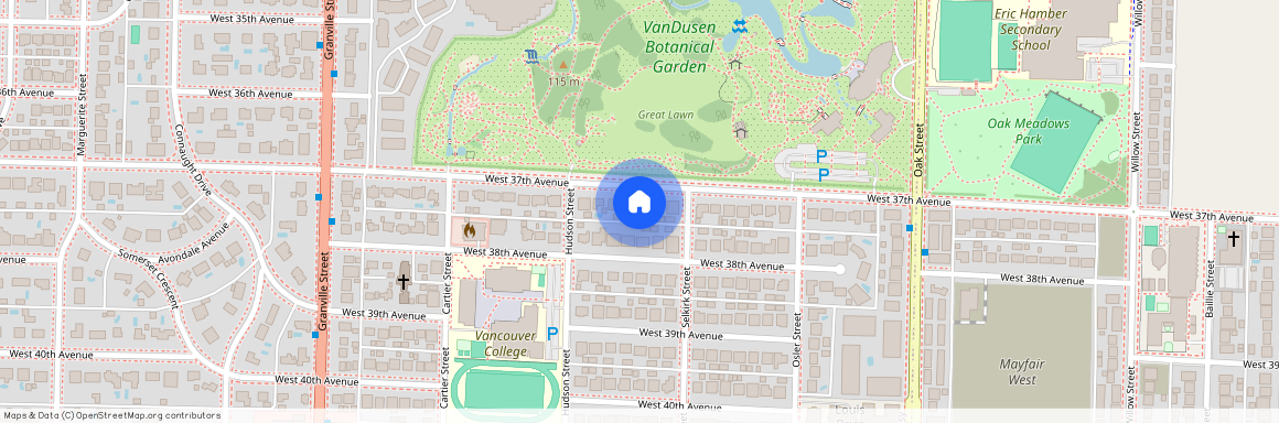 google map, Vancouver, Vancouver, Metro Vancouver, V6M 1M1