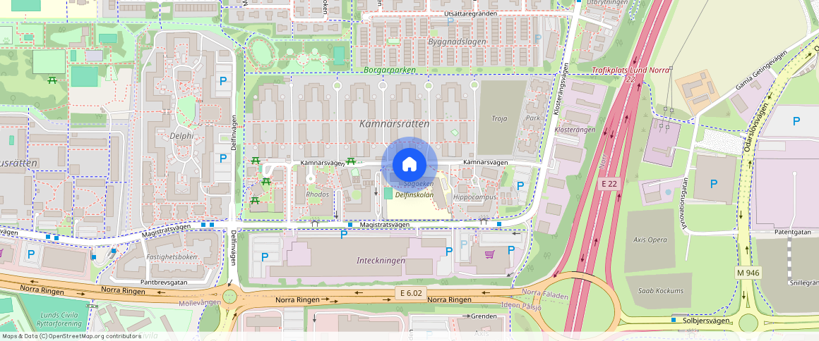 Kämnärsvägen **, Lund