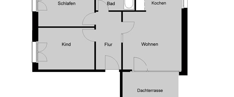 Schöne 3-Zimmer-Wohnung mit WBS - Foto 1