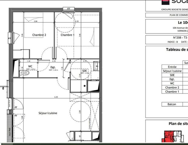 location Appartement T3 DE 65.97m² À VERNON - Photo 1