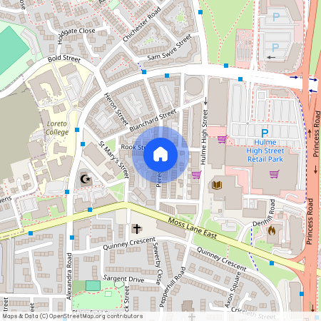 Peregrine Street, Hulme, Manchester, M15 5PZ.