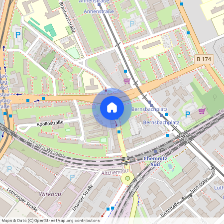 Bernsbachplatz 4, 09111 Chemnitz