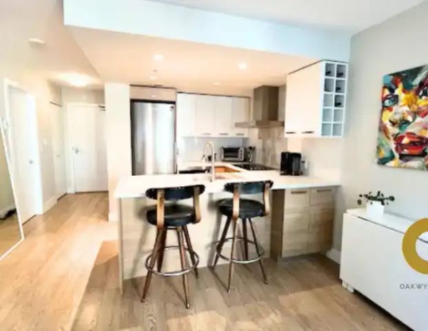 Stylish 2 Bed 1 Bath + Den in Olympic Village | 1783 Manitoba Street, Vancouver - Photo 1