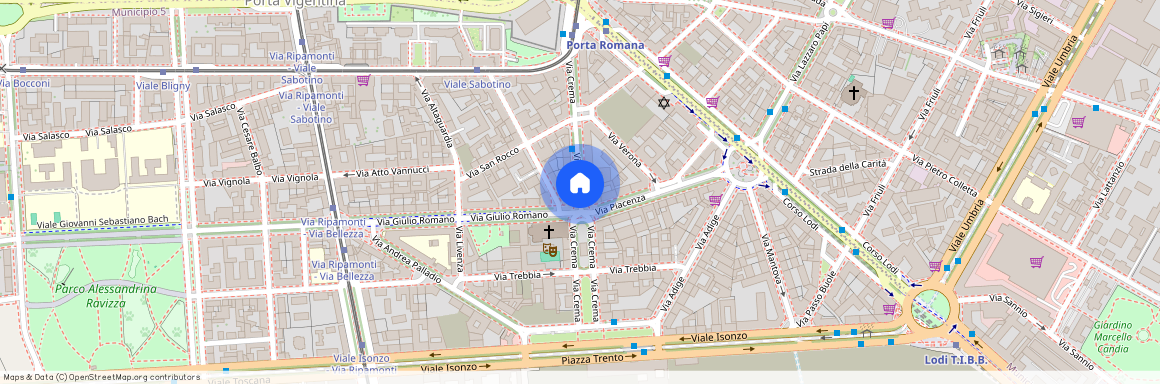 Via Crema, Milan, Lombardy 20135