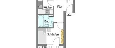 Klein und fein - 2-Zimmer-Wohnung in Mülheim-Stadtmitte - WBS erforderlich - Photo 1