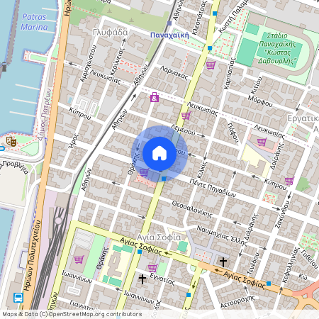 Κωνσταντινουπόλεως 9-3 (26441), Αγία Σοφία (Πάτρα)