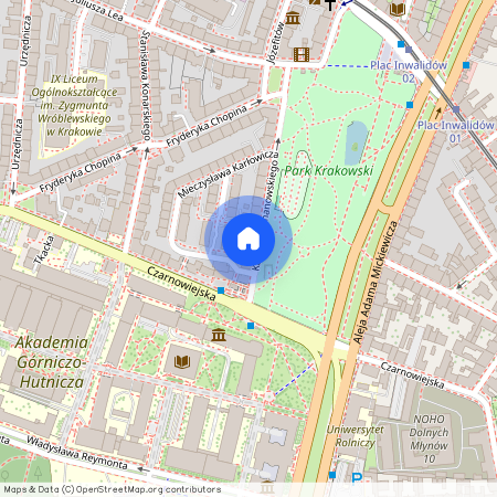 ul. Karola Szymanowskiego, Nowa Wieś, Krowodrza, Kraków, małopolskie