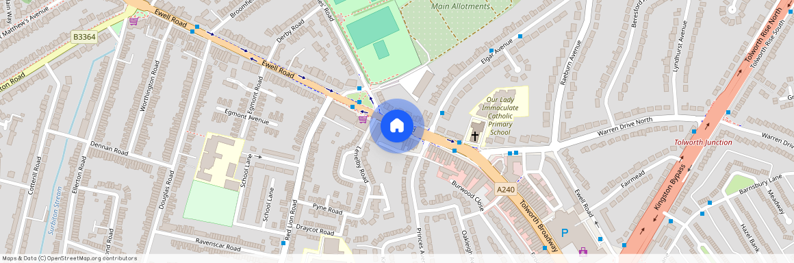 380-382 Ewell Rd, London KT6 7BE, United Kingdom