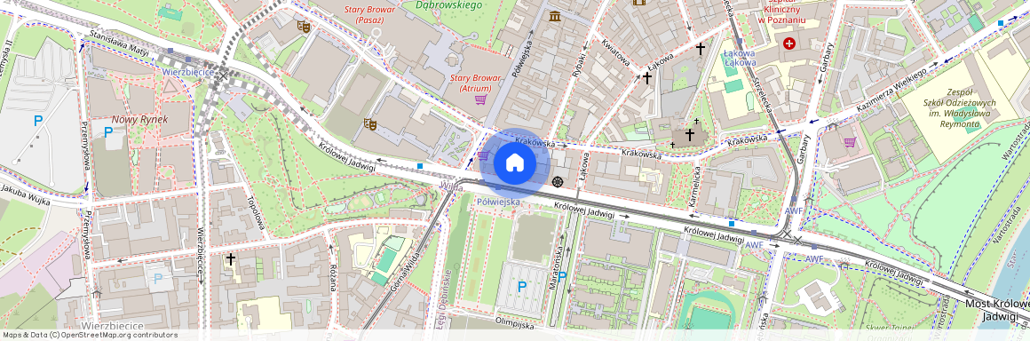 ul. Królowej Jadwigi, Centrum, Stare Miasto, Poznań, wielkopolskie