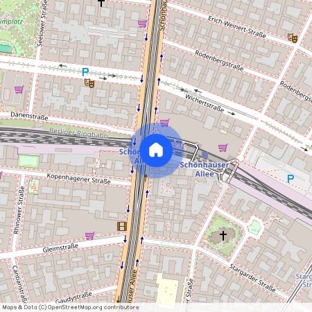 Schönhauser Allee, Schönhauser Allee 75, 10439 Berlin, Germany