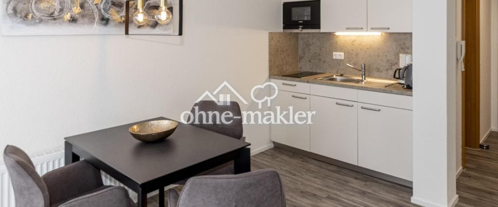 Gemütliche, voll möblierte 2-Zimmer-Wohnung in ruhiger Lage mit Parkplatz - Foto 1