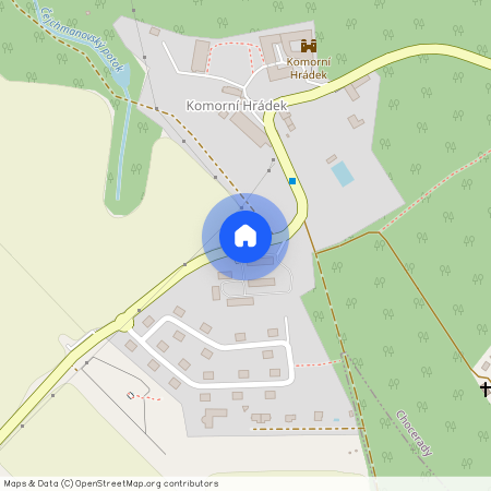 Chocerady - Komorní Hrádek, okres Benešov