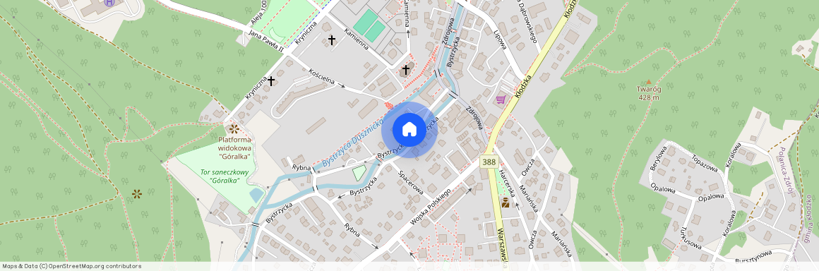 ul. Bystrzycka, Polanica-Zdrój, kłodzki, dolnośląskie