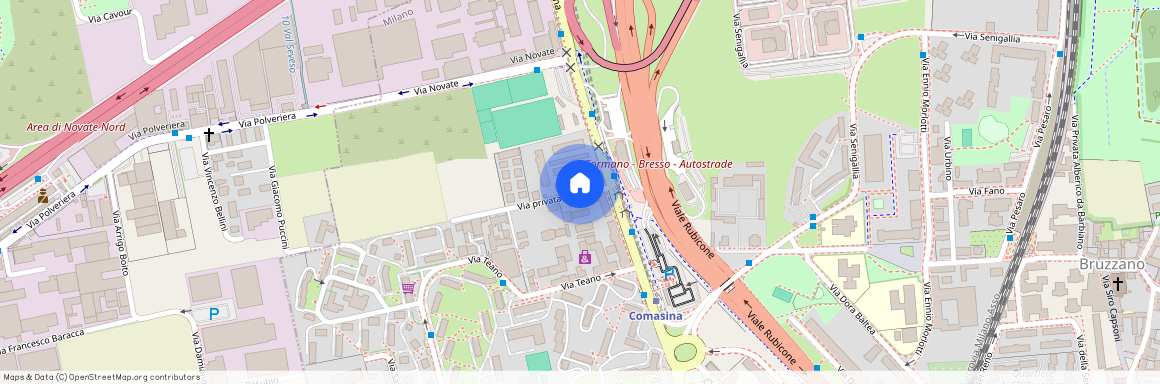 Via Calizzano, Włochy, Milan