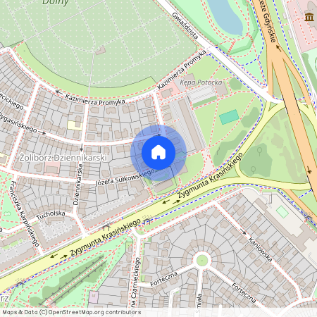 ul. Józefa Sułkowskiego, Stary Żoliborz, Żoliborz, Warszawa, mazowieckie