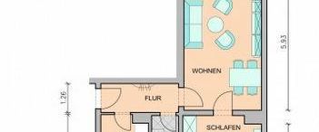 Sanierte 2-R.-Wohnung mit Balkon in ruhiger Stadtrandlage - Photo 1
