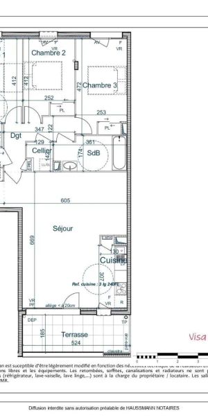 Appartement à louer 4 pièces 92.81m² - Photo 2