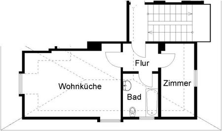 Wohnung an Single zu vergeben - Foto 4