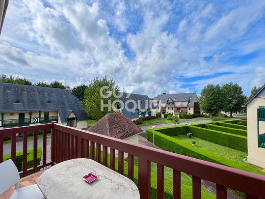 À louer : Charmant studio meublé avec balcon et parking à Tourgéville - Photo 1