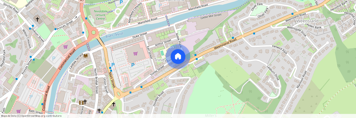 Flat B, 26 Trinity Street, Hawick, TD9 9NS