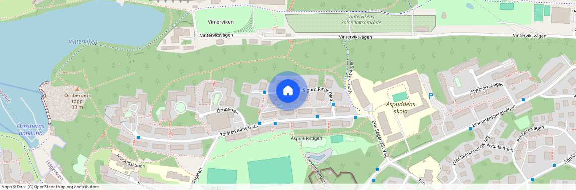 Sigurd Rings Gata 9, Aspudden