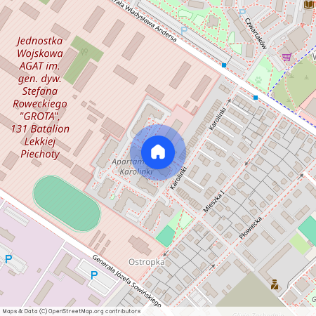 ul. Karolinki, Wojska Polskiego, Gliwice, śląskie