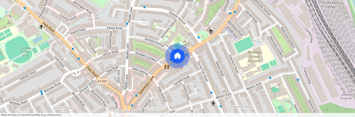 Tottenham Lane, Crouch End, London, N8