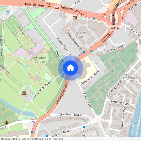 Burlington Lane, Chiswick, London, W4