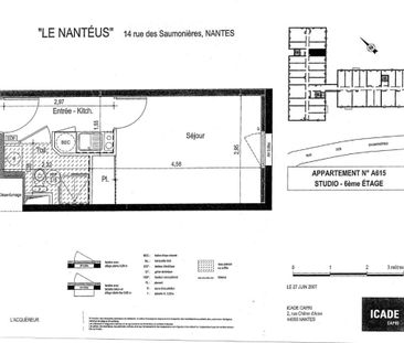 Location Appartement 1 pièce 19m² NANTES 44300 - Photo 1