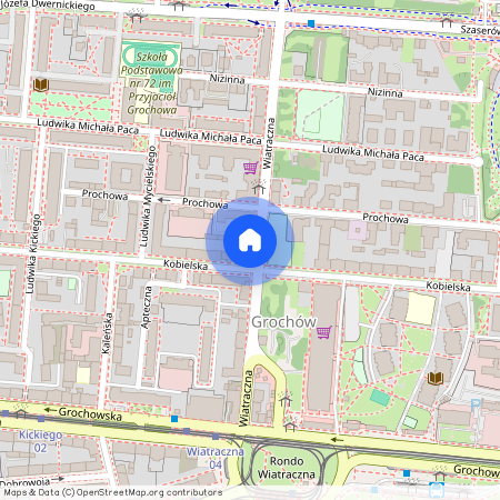 ul. Wiatraczna, Grochów, Praga-Południe, Warszawa, mazowieckie