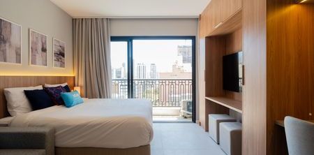 Studio para alugar com 27m², 1 quarto e sem vaga - Foto 2