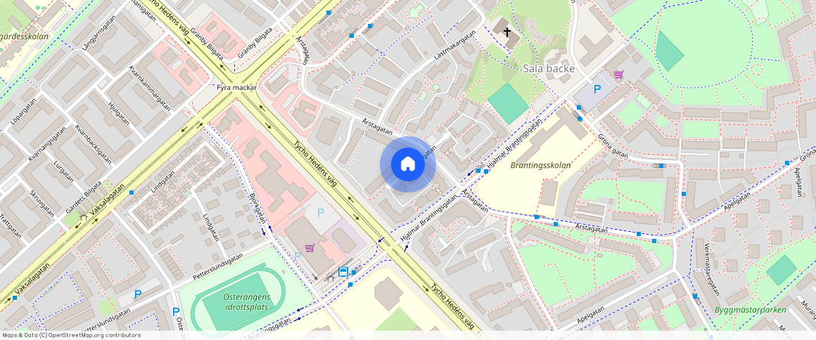 Kastanjegatan, Uppsala