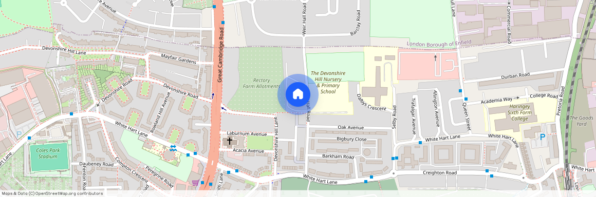 The Weymarks, Weir Hall Road, London, N17 8LE