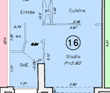 location Appartement T1 DE 21.1m² À LEVALLOIS PERRET - Photo 2