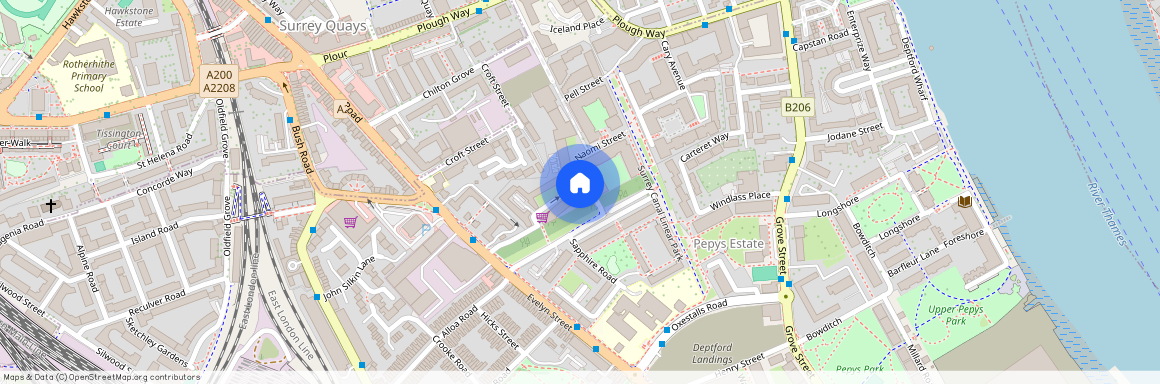 Bailey Street, Surrey Quays, SE8, London