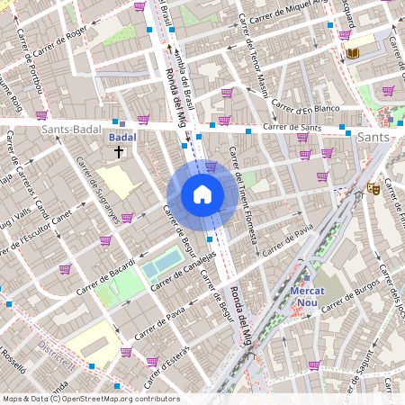 Rambla de Badal, Barcelona, Catalonia 08028