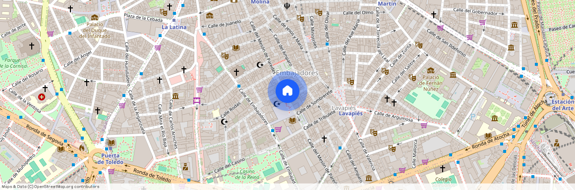 Calle del Mesón de Paredes 53. 28012 Madrid, Embajadores, Lavapiés