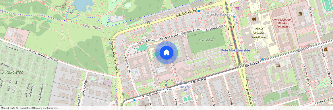 ul. Rakowiecka, Stary Mokotów, Mokotów, Warszawa, mazowieckie