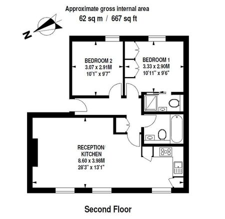 2 Bed Flat, Birkbeck Road, W3 - Photo 3