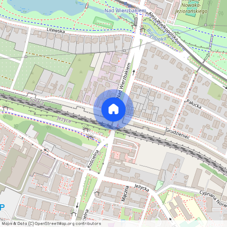 ul. Grudzieniec, Sołacz, Jeżyce, Poznań, wielkopolskie