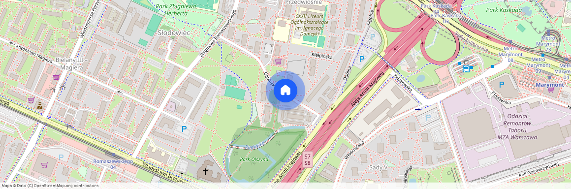 ul. Gąbińska, Słodowiec, Bielany, Warszawa, mazowieckie