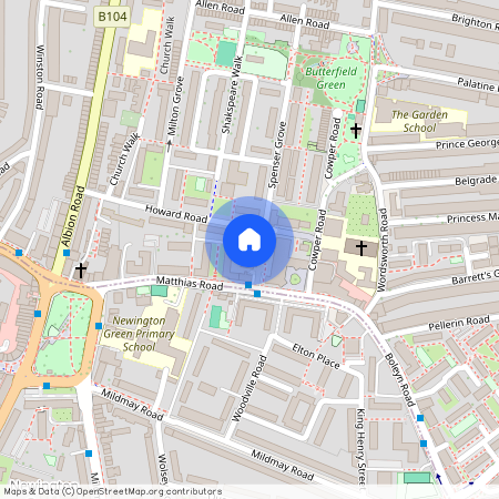 Burns House, N16 8UD