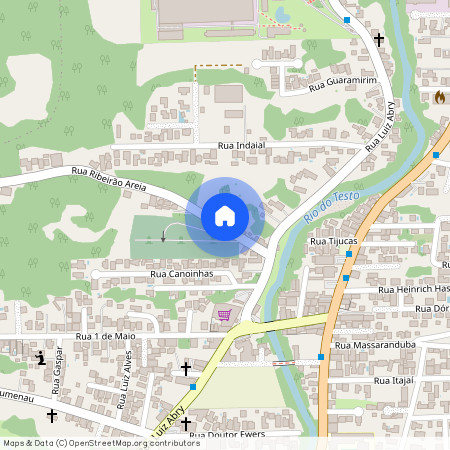 Rua Ribeirao Areia, 90, Pomerode, Pomerode - SC, 89107-000, Brazil
