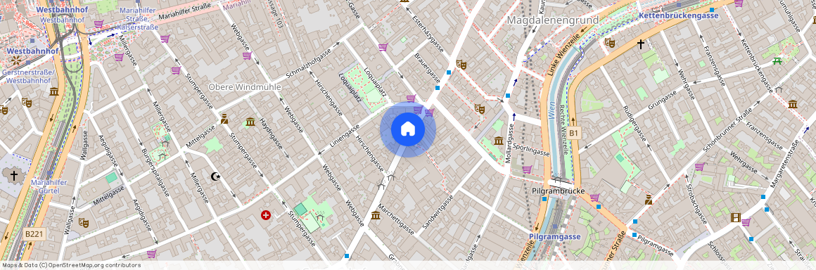 Loquaiplatz, Gumpendorfer Straße, Wienzeile, Naschmarkt, 1060, Wien