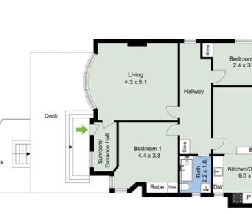 Sun-soaked 2 bedroom, Miramar - Photo 2