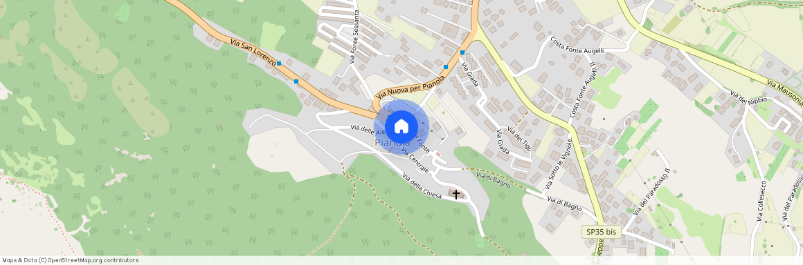 L'Aquila, Via degli Orti - Pianola