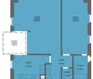 2 ½ Zimmer-Wohnung in Zürich mieten - Foto 5