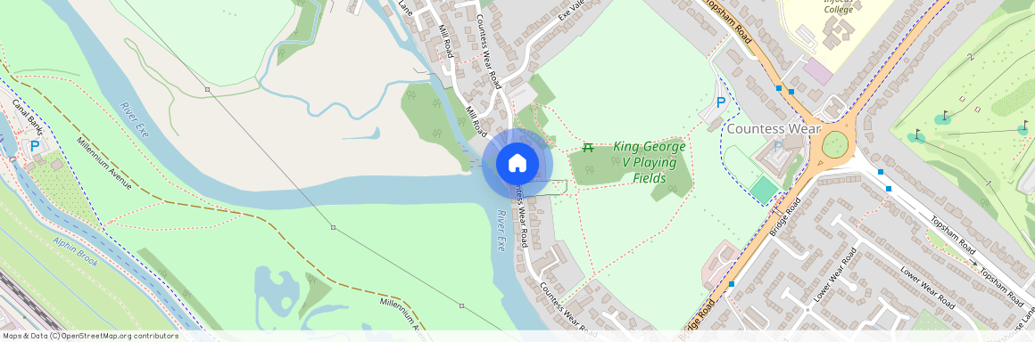 Countess Wear Road, Exeter